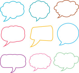 Bubble Chat Logo Modern Vector Design Abstract Bubble Chat Symbol Vector Bubble Chat Illustration