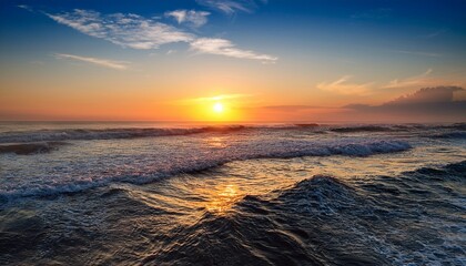Obraz premium sunset on the beach