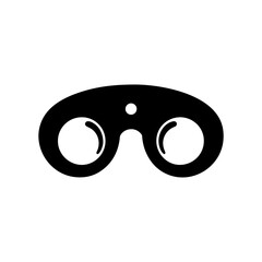 Binocular Icon, Explore & Search Symbol for Apps and Websites