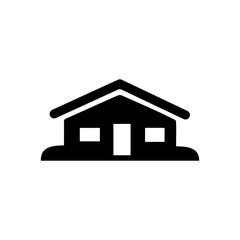 Antique House Icon, Vintage House Vector for Historic & Retro Designs