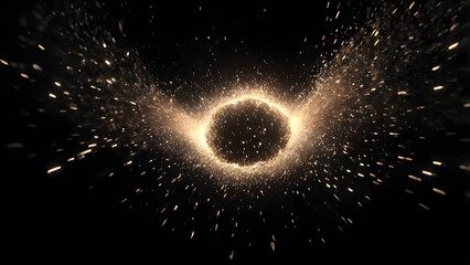 fireworks in the night sky