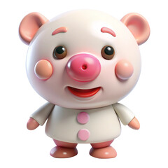 Fototapeta premium cartoon, pig, animal