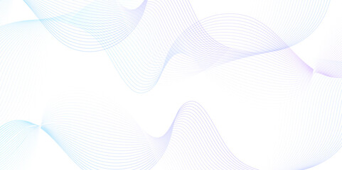 blue purple wave curve lines banner background .Digital frequency track equalizer. Stylized line art background. modern soft luxury texture with smooth and clean vector subtle background illustration