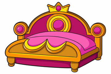 Furniture Vector Line Art on White Background – Cute Cartoon Animal Clipart Illustration Logo Icon