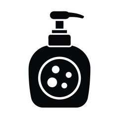 soap stencil icon silhouette vector illustration