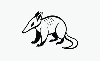 Anteater silhouette, cute anteater vector silhouette, cute Anteater cartoon silhouette, anteater vector silhouette, anteater icon silhouette, anteater vector
