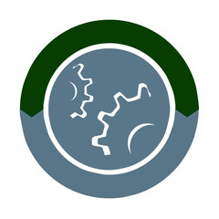 recycle symbol on a white background