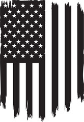 Waving American Flag Patriotic Symbol