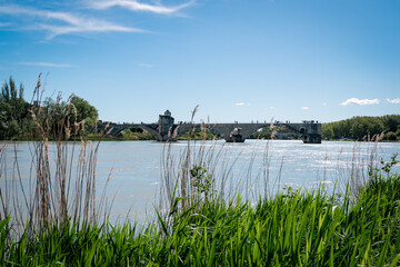 river view in avignon