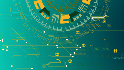 technology abstract background Abstract vector technology background, illustration abstract futuristic circuit technology background Vector circuit board background