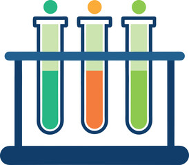 test tubes vector illustration