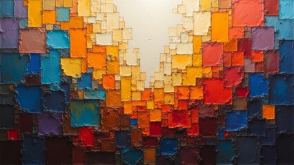 Color Block Abstract Painting