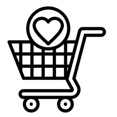 Wishlist  Icon Element For Design