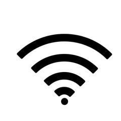 Wifi symbol png svg isolated transparent icon 