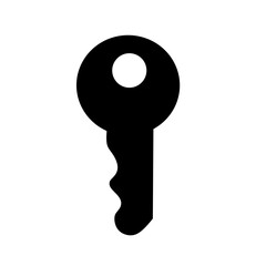 key isolated on white background