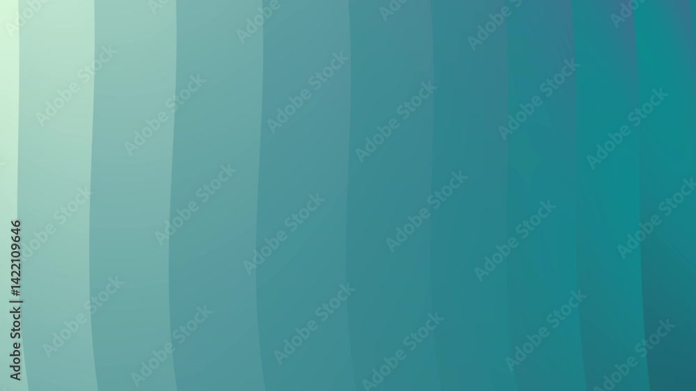 Poster abstract background with smooth green blue gradient color