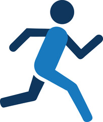 running man silhouette