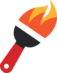 vector illustration of a hammer