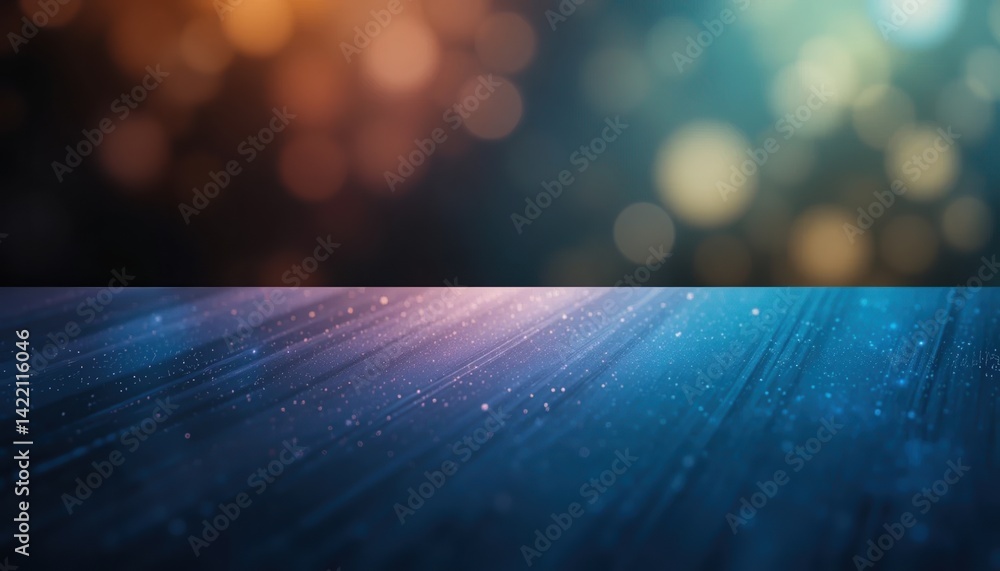 Aufkleber captivating light patterns reflecting on a smooth surface abstract photography vibrant colors studio