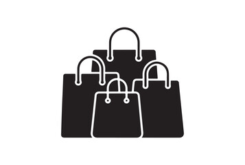 Stack of shopping bags in various sizes