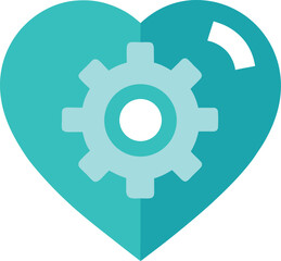 gear icon vector illustration