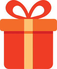 gift box with red ribbon