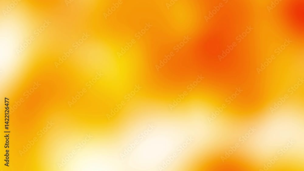 Poster loop abstract blurred orange gradient liquid background