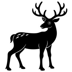 Obraz premium Christmas design set with tree ornaments, candy canes, bells, and Santa silhouettes for festive print projects.