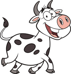 cow cartoon illustration