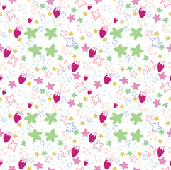 seamless strawberry pattern 