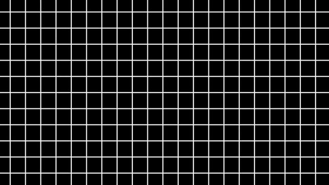 Abstract white grid. Abstract animated retro Sci-Fi with grid background 4k stock video.