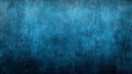 Fototapeta premium Blue wall with a blue background. The wall is covered in paint and has a rough texture