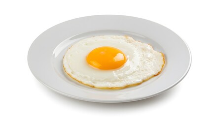Fried Egg on Plate