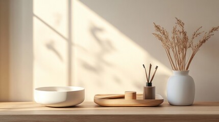 Minimalist Zen-Inspired Workspace