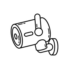 Outdoor CCTV Home Security Camera Icon