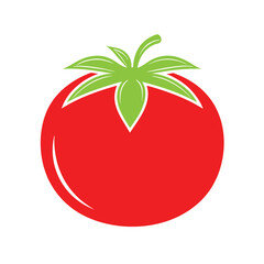 Tomato vector art and illustration on a white background
