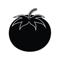 Tomato vector art and illustration on a white background