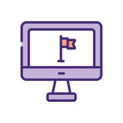 Map Point Icon vector stock illustration