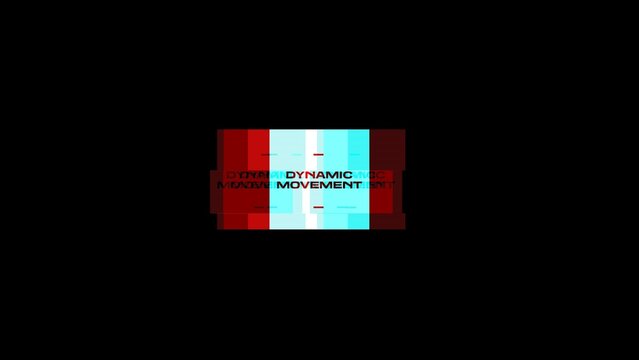Dynamic Glitch Title 07