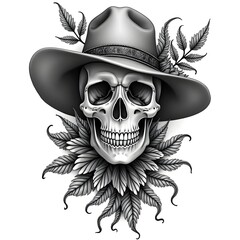 Black & Grey Tattoo Design 