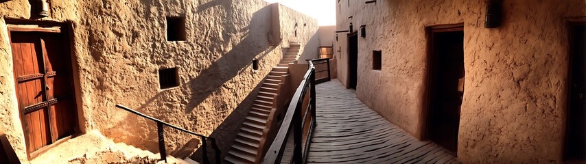 Ancient Alleyway in a Desert City
