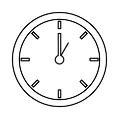 clock isolated on white background