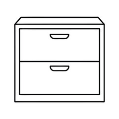 furniture set isolated on white