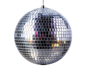 disco ball isolated on white background