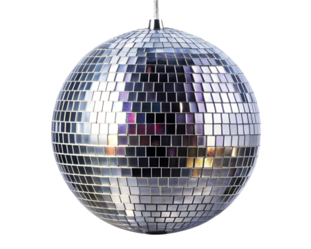 disco ball isolated on white background