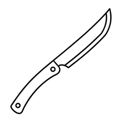 knife isolated on white background