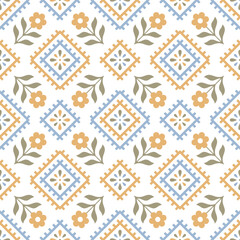 HASHTAG CADS floral kilim pattern, beautiful kilim pattern with floral fusions. geo floral pattern.  