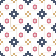HASHTAG CADS floral kilim pattern, beautiful kilim pattern with floral fusions. geo floral pattern.  