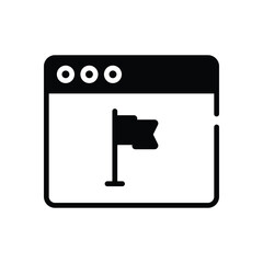 Web  Icon vector stock illustration