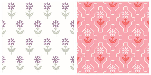 HASHTAG CADS floral kilim pattern, beautiful kilim pattern with floral fusions. geo floral pattern.  